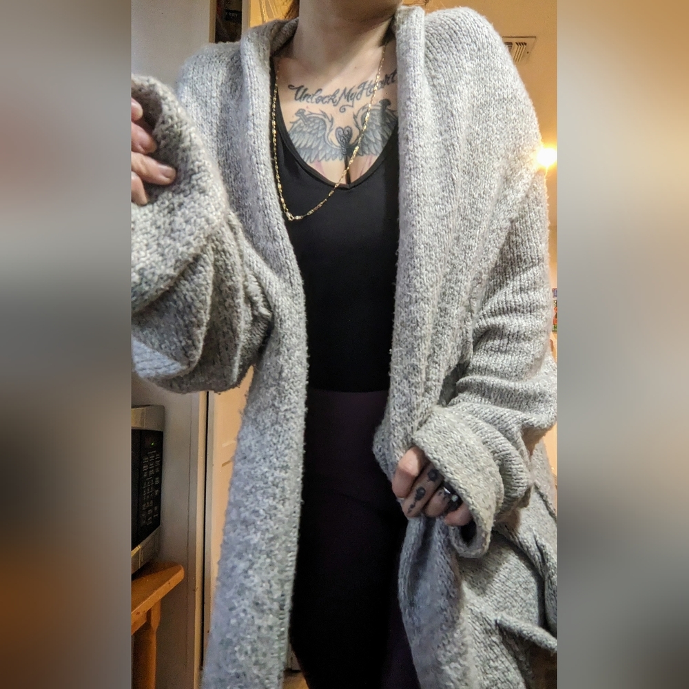 Big Cozy Anthropologie Slouchy Cardigan - Picture 3 of 7